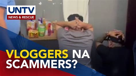 19 na scammer kabilang ang 2 vlogger na nagpapanggap na .